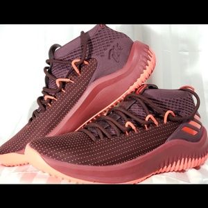 Adidas Dame 4 RARE BB7571 Solar-Red Damian Lillard